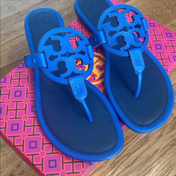 Tory Burch Shoes - New Tory Burch Miller Sandals size 9 blue
